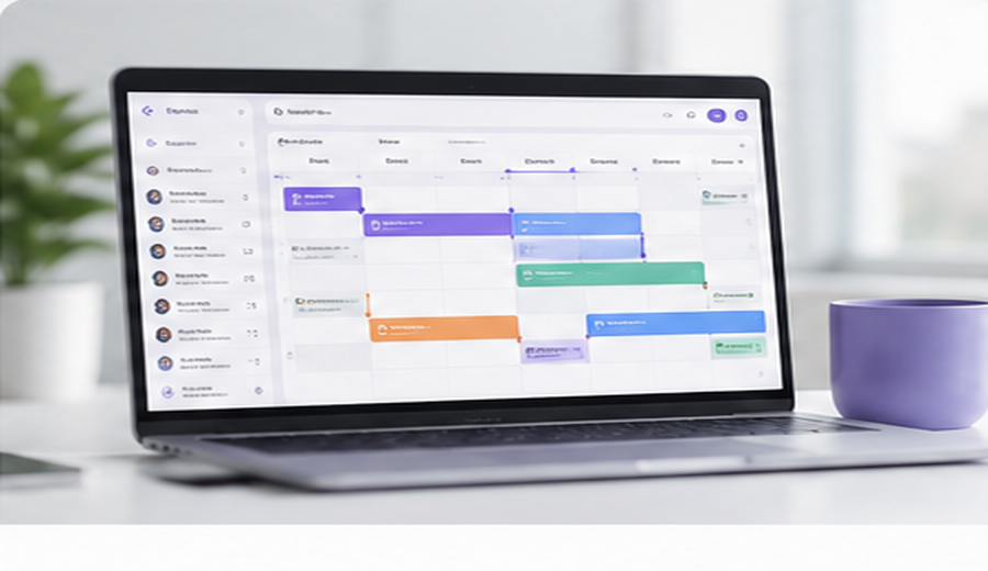 Team and resource calendar